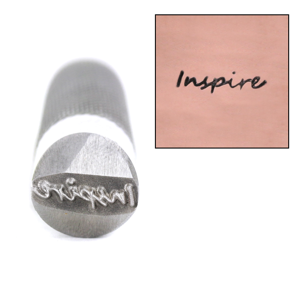 Metal Stamping Tools Advantage Series 'Inspire' Metal Design Stamp Guaranteed on Stainless Steel